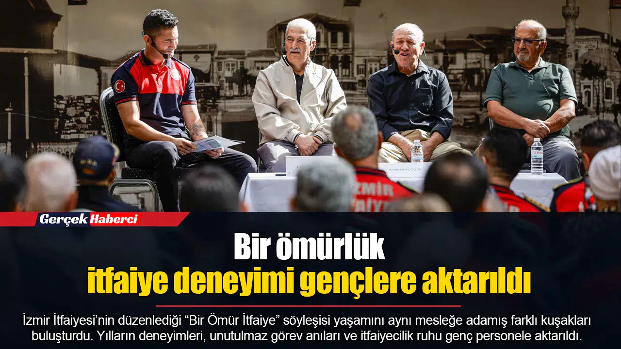 Bir ömürlük itfaiye deneyimi gençlere aktarıldı