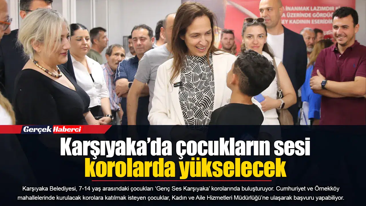 Karşıyaka’da çocukların sesi korolarda yükselecek