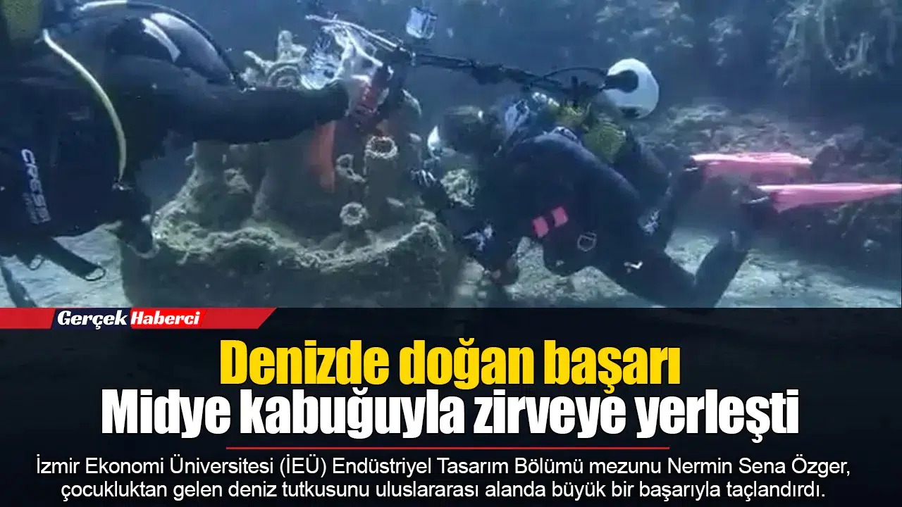 Denizde doğan başarı... Midye kabuğuyla zirveye yerleşti