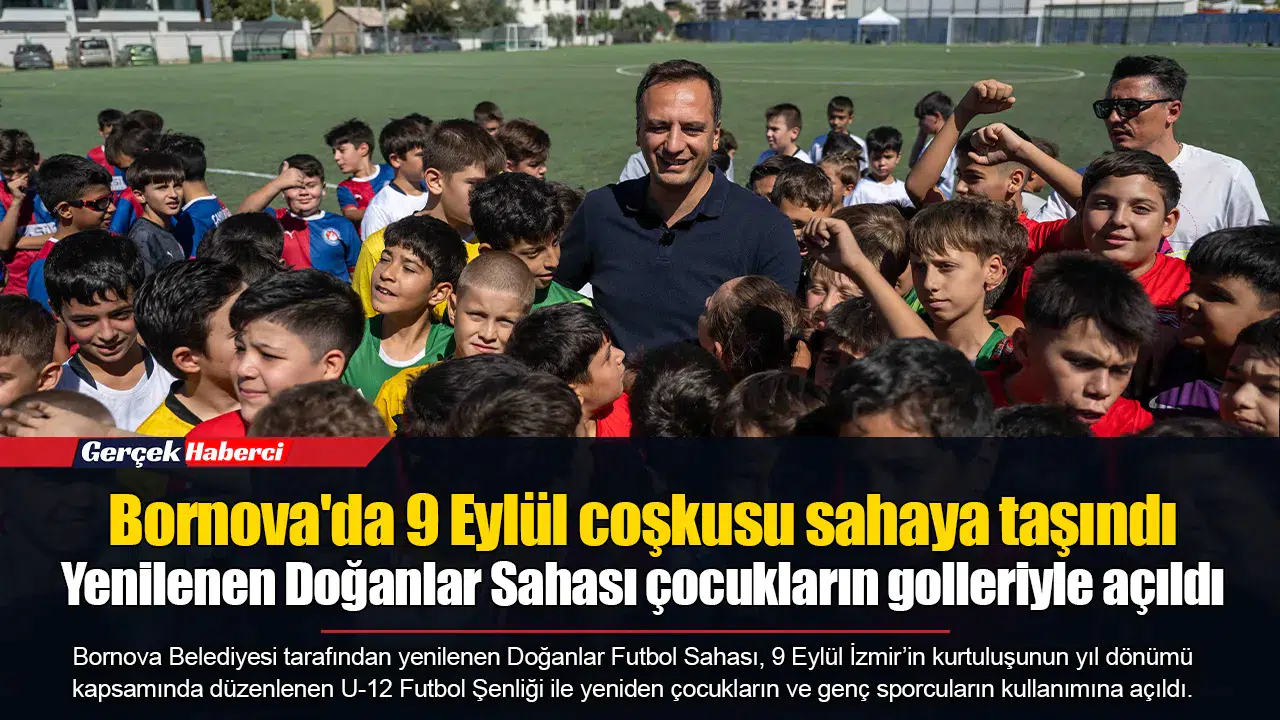 Bornova'da 9 Eylül coşkusu sahaya taşındı