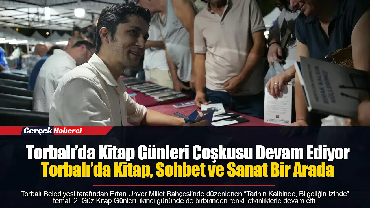Torbalı’da Kitap Günleri Coşkusu Devam Ediyor