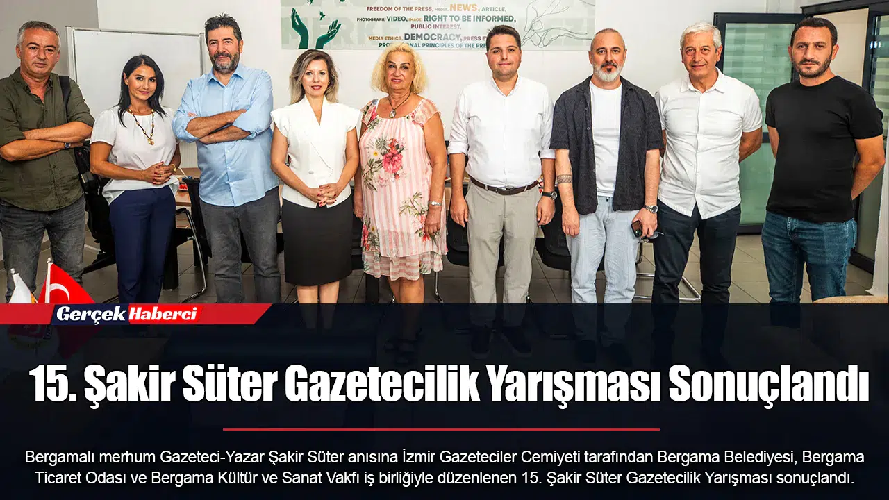 15. Şakir Süter Gazetecilik Yarışması Sonuçlandı