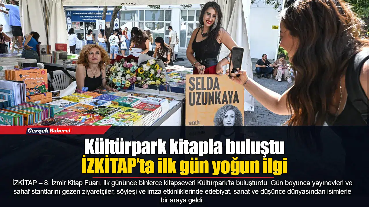 İZKİTAP’ta ilk gün yoğun ilgi