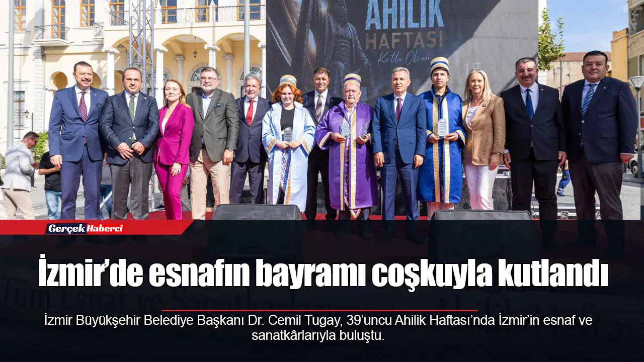 İzmir’de esnafın bayramı coşkuyla kutlandı
