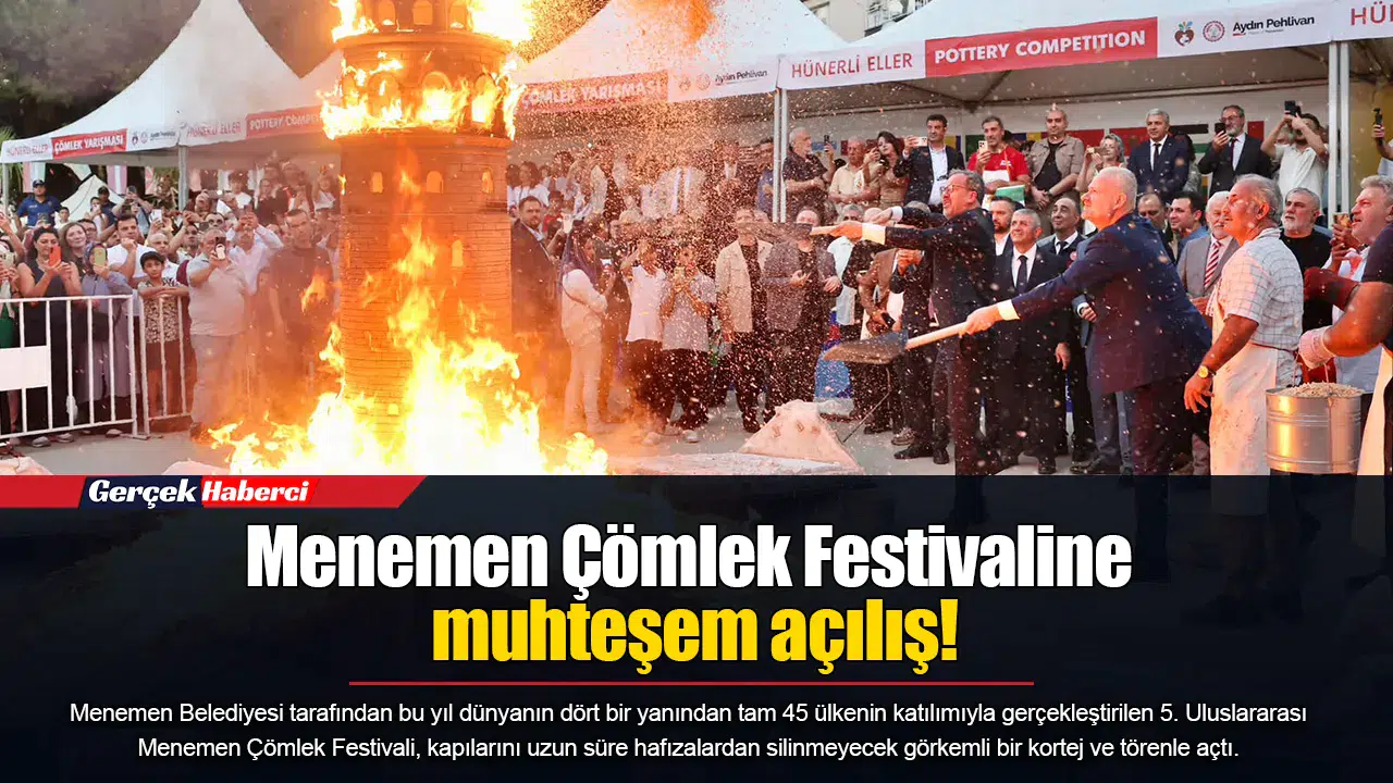 Menemen Çömlek Festivaline muhteşem açılış!