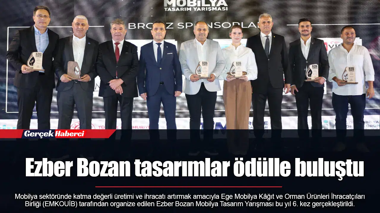 Ezber Bozan tasarımlar ödülle buluştu