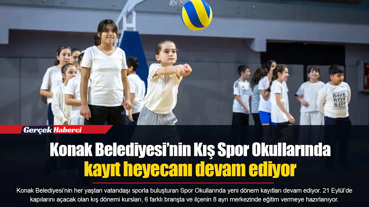 Konak Belediyesi’nin Kış Spor Okullarında kayıt heyecanı devam ediyor