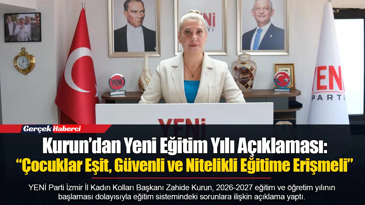 Kurun’dan Yeni Eğitim Yılı Açıklaması: “Çocuklar Eşit, Güvenli ve Nitelikli Eğitime Erişmeli”