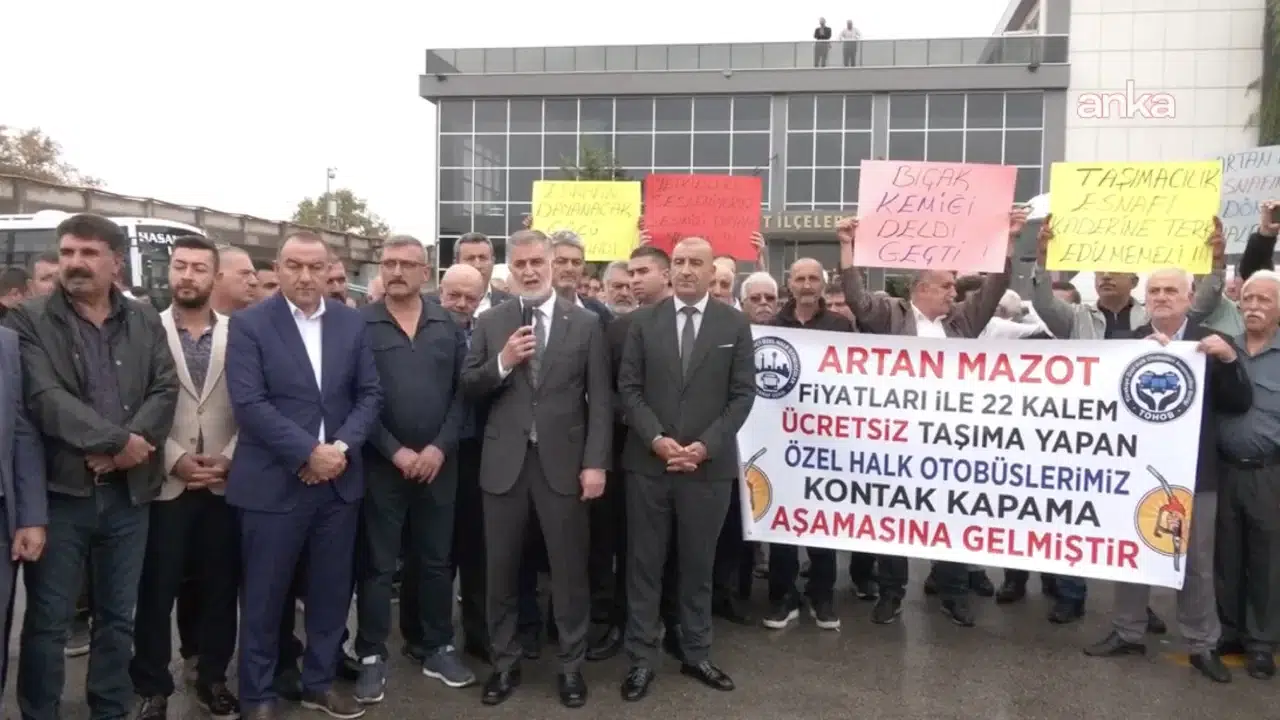 Otobüsçülerden akaryakıt zammına tepki: Türkiye genelinde kontak kapatma uyarısı