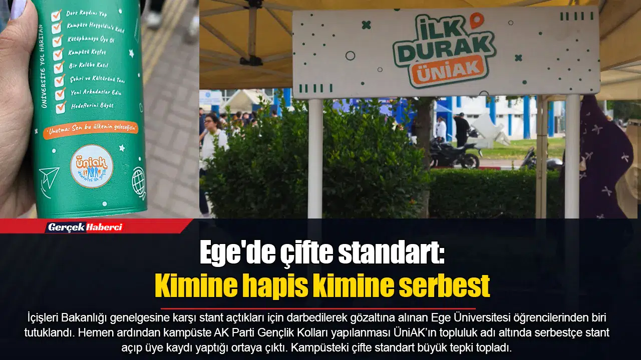 Ege'de çifte standart: Kimine hapis kimine serbest