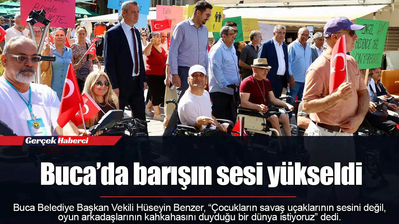 Buca’da barışın sesi yükseldi