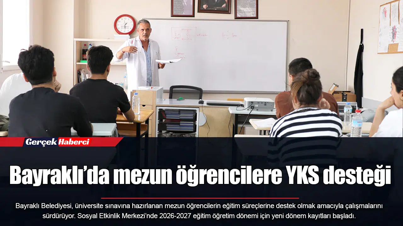 Bayraklı’da mezun öğrencilere YKS desteği