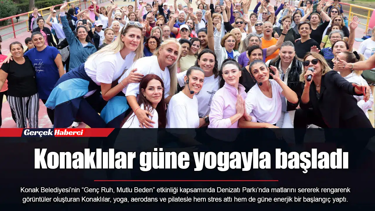 Konaklılar güne yogayla başladı