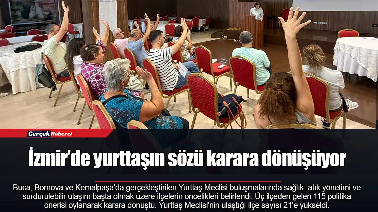 İzmir’de yurttaşın sözü karara dönüşüyor