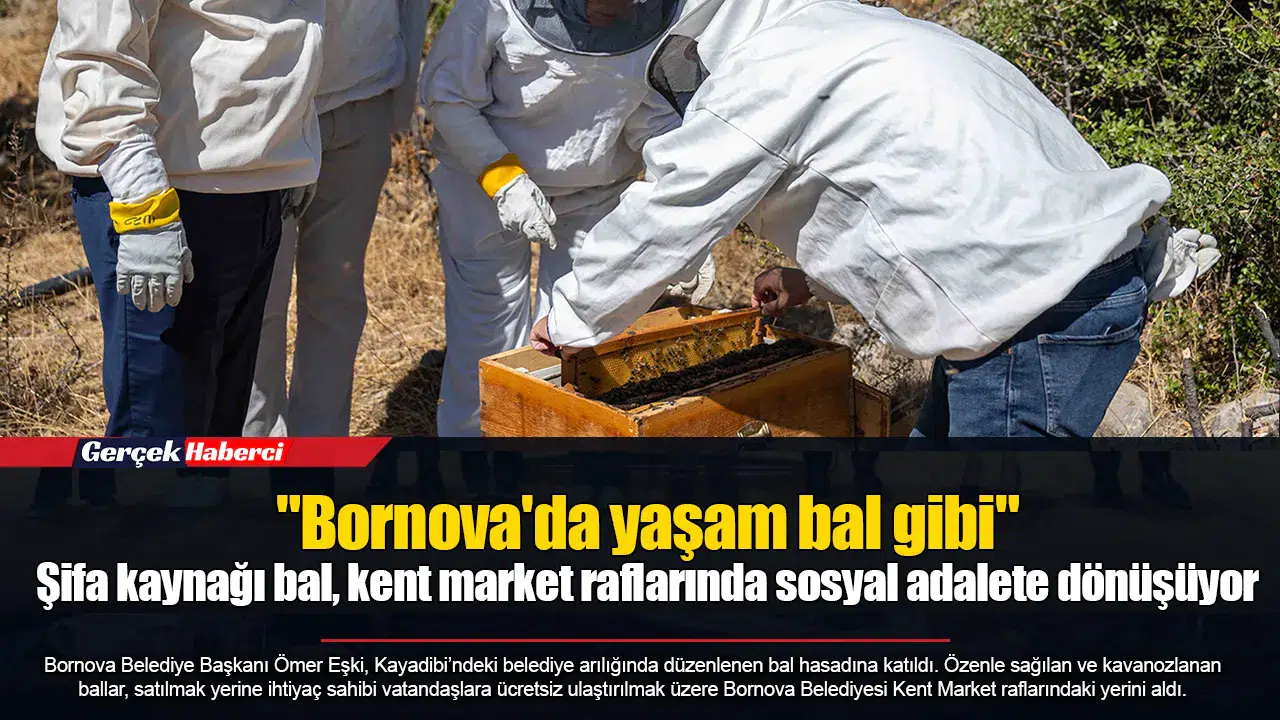 "Bornova'da yaşam bal gibi"  Şifa kaynağı bal, kent market raflarında sosyal adalete dönüşüyor