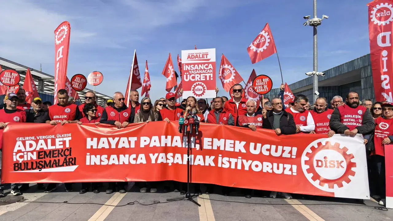 DİSK Genel Başkanı Çerkezoğlu'ndan asgari ücret ve emekli maaşı çağrısı
