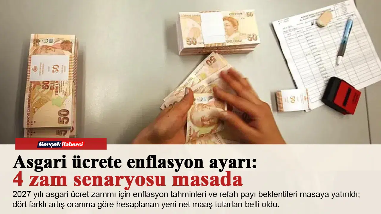 Asgari ücrete enflasyon ayarı: 4 zam senaryosu masada