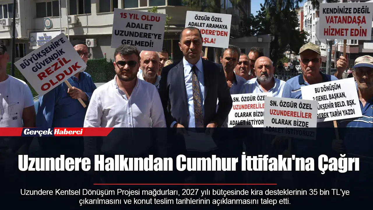 Uzundere Halkından Cumhur İttifakı'na Çağrı