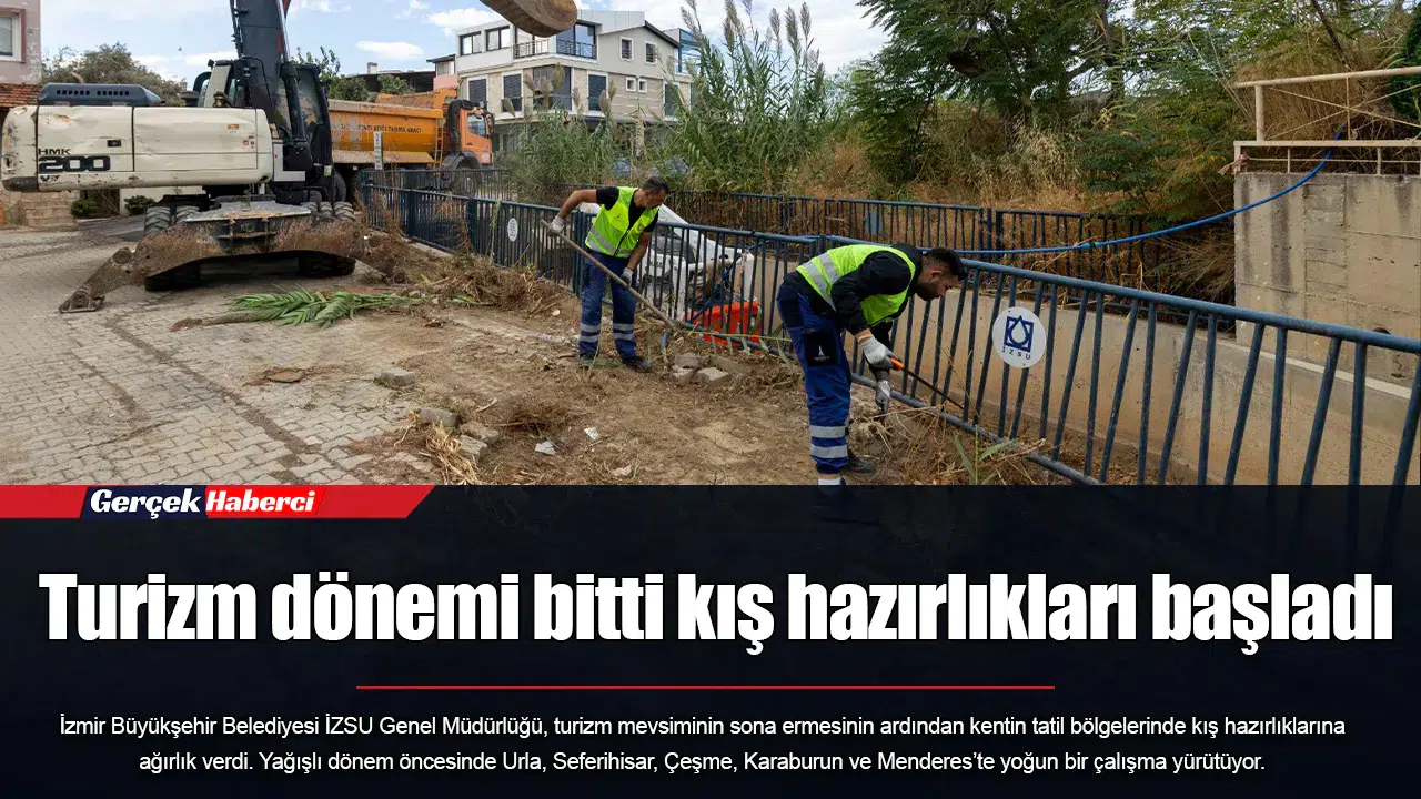 Turizm dönemi bitti kış hazırlıkları başladı