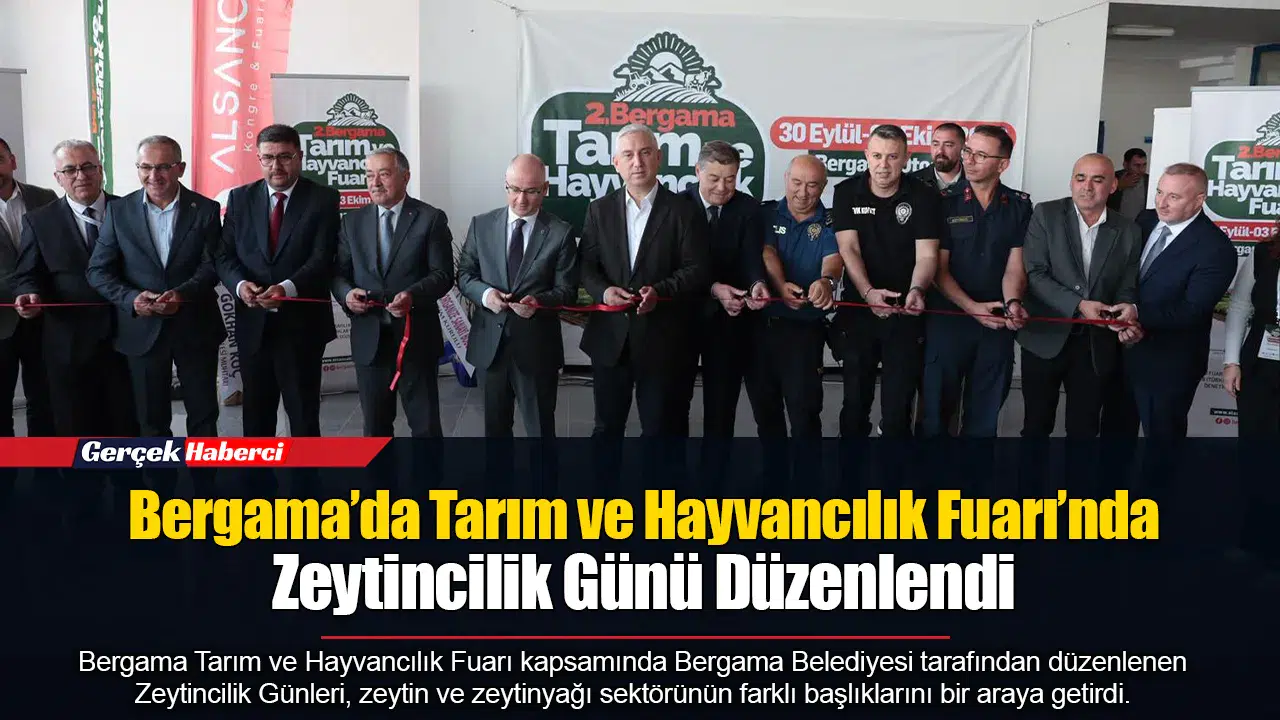 Bergama’da Tarım ve Hayvancılık Fuarı’nda Zeytincilik Günü Düzenlendi
