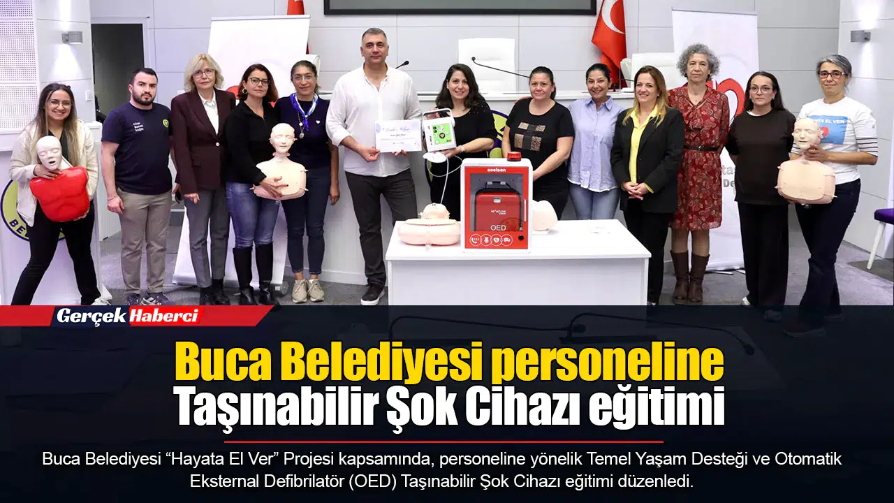 Buca Belediyesi personeline Taşınabilir Şok Cihazı eğitimi