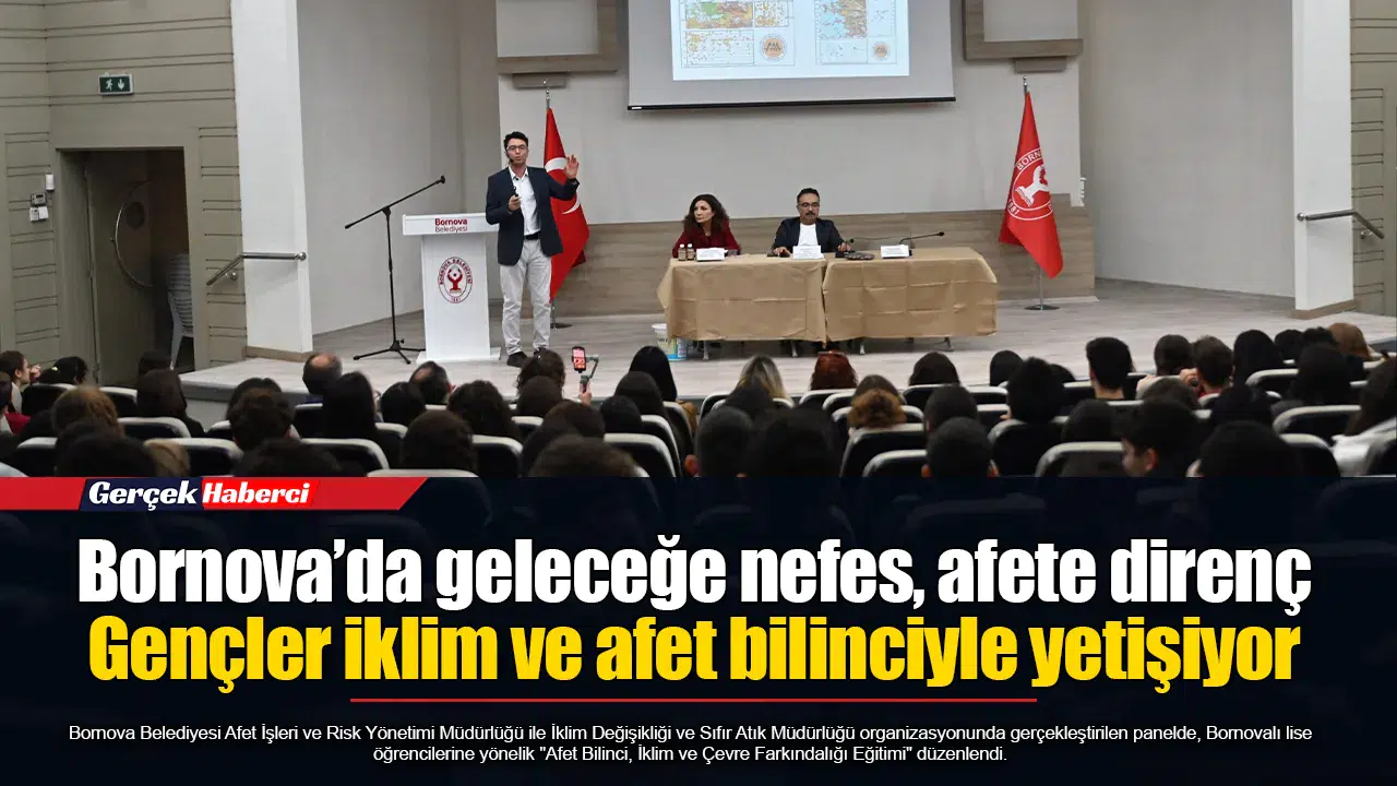 Bornova’da geleceğe nefes, afete direnç...  Gençler iklim ve afet bilinciyle yetişiyor