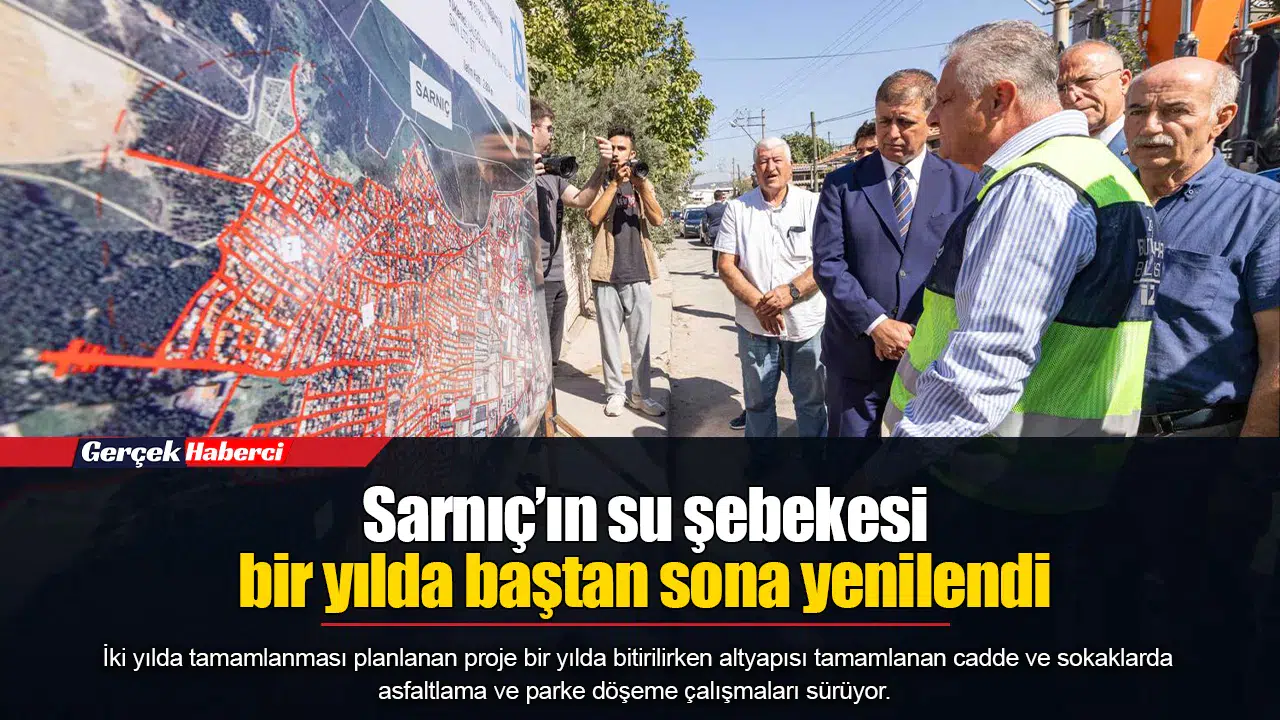 Sarnıç’ın su şebekesi bir yılda baştan sona yenilendi