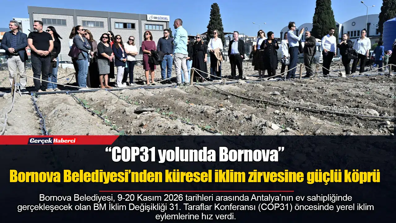 Bornova Belediyesi’nden küresel iklim zirvesine güçlü köprü
