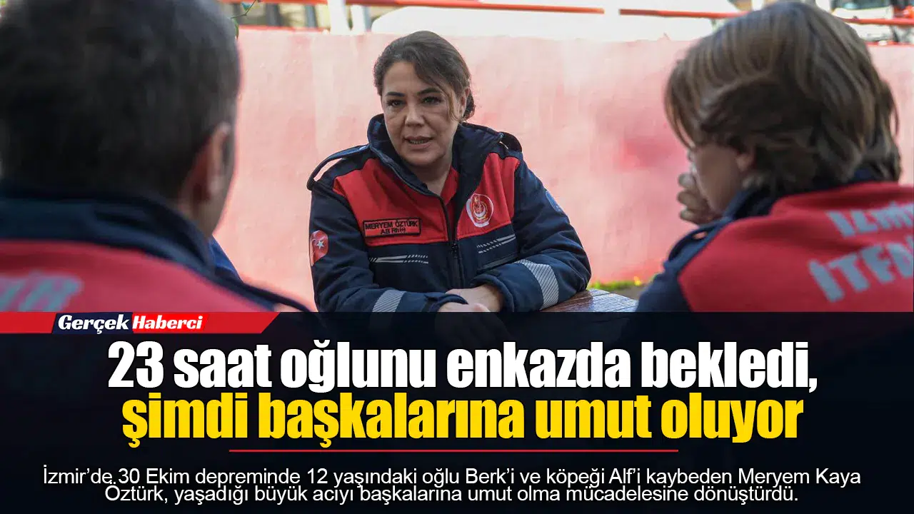 23 saat oğlunu enkazda bekledi, şimdi başkalarına umut oluyor