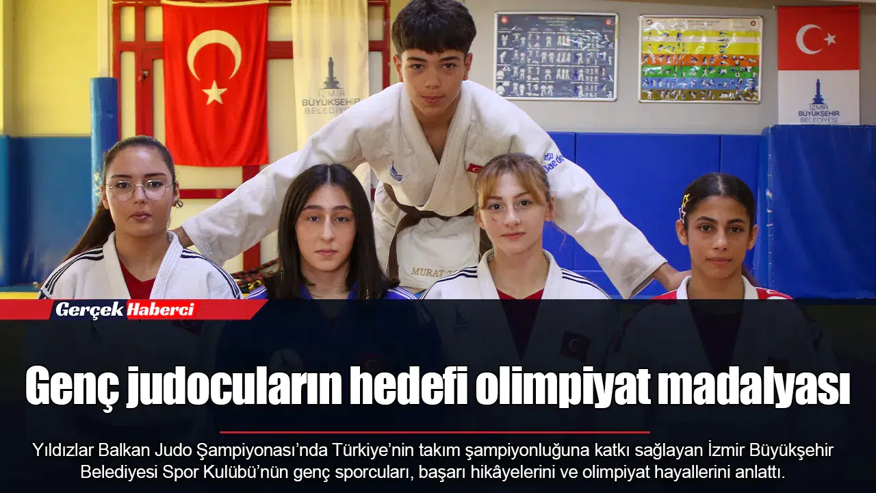Genç judocuların hedefi olimpiyat madalyası