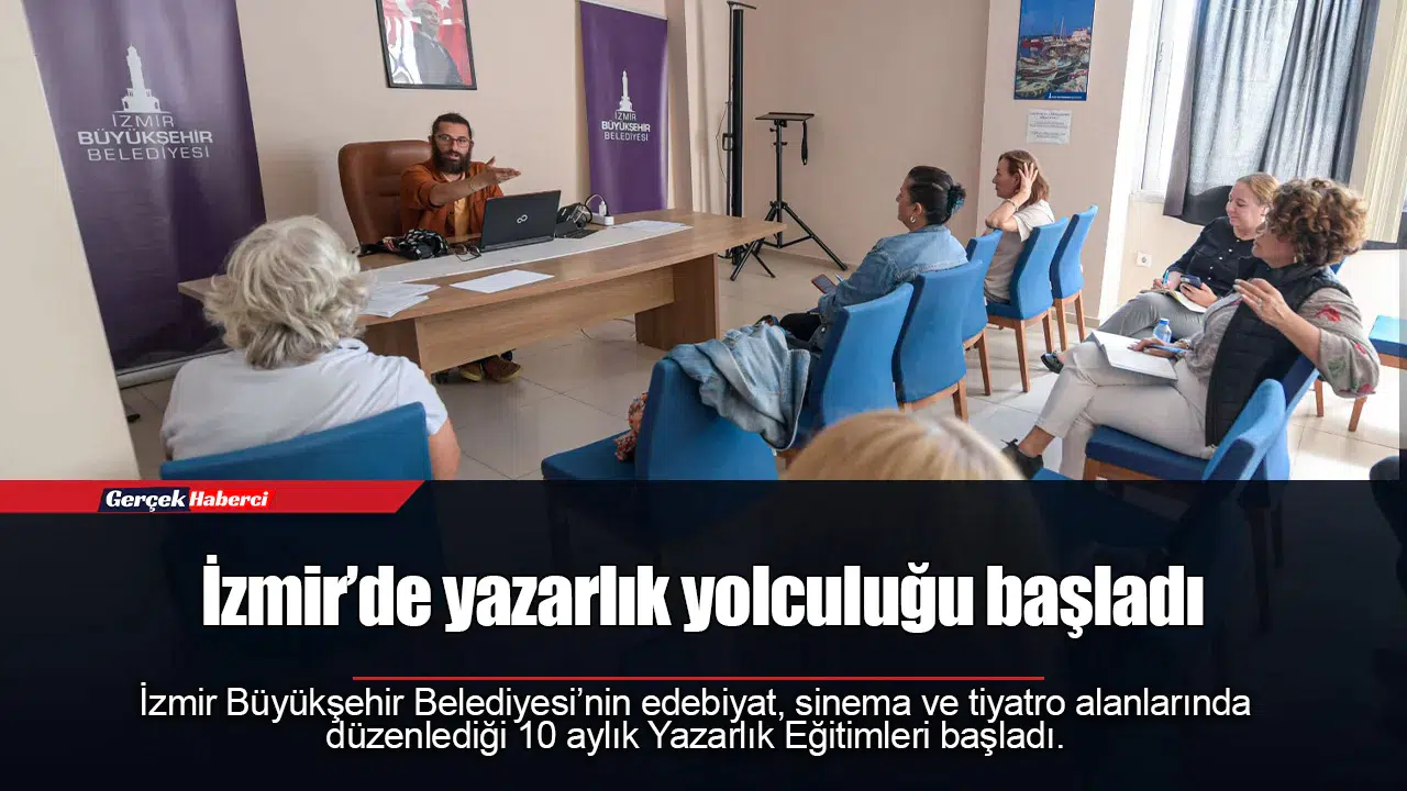 İzmir’de yazarlık yolculuğu başladı