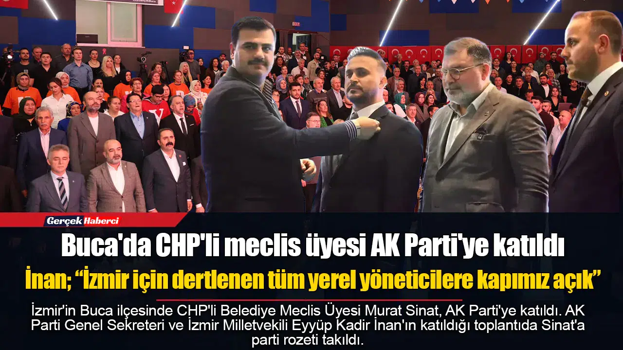 CHP'li meclis üyesi AK Parti'ye katıldı, İnan'dan Özel'e sert sözler