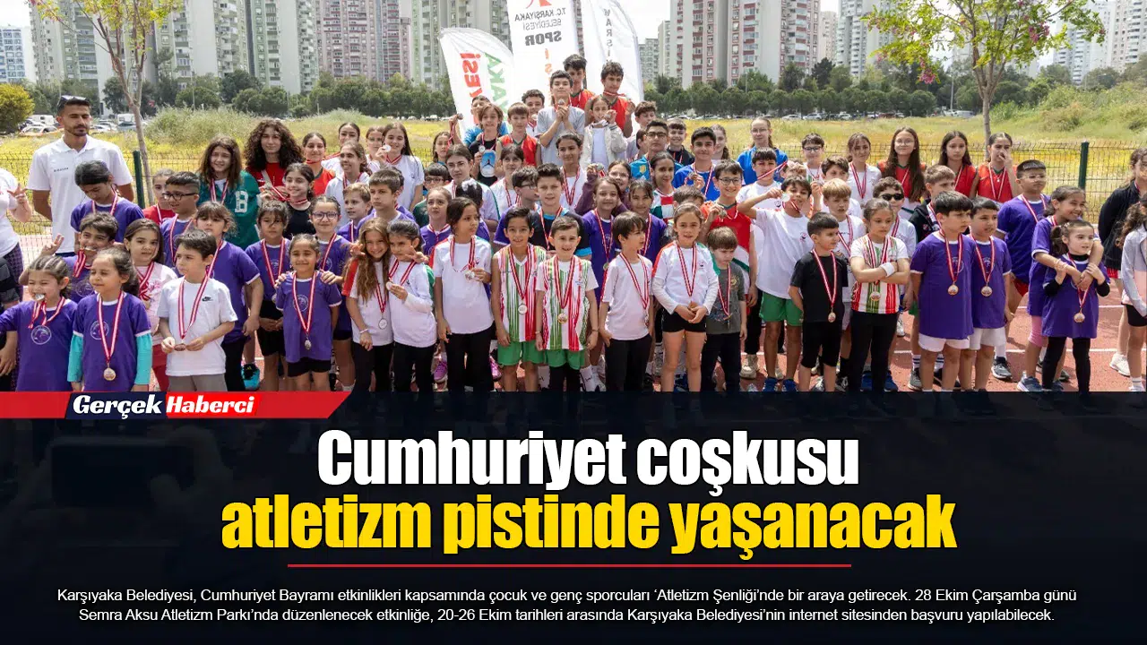 Cumhuriyet coşkusu atletizm pistinde yaşanacak
