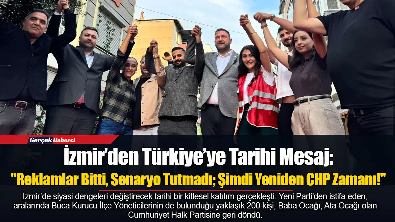 İzmir’den Türkiye’ye Tarihi Mesaj: "Reklamlar Bitti, Senaryo Tutmadı; Şimdi Yeniden CHP Zamanı!"