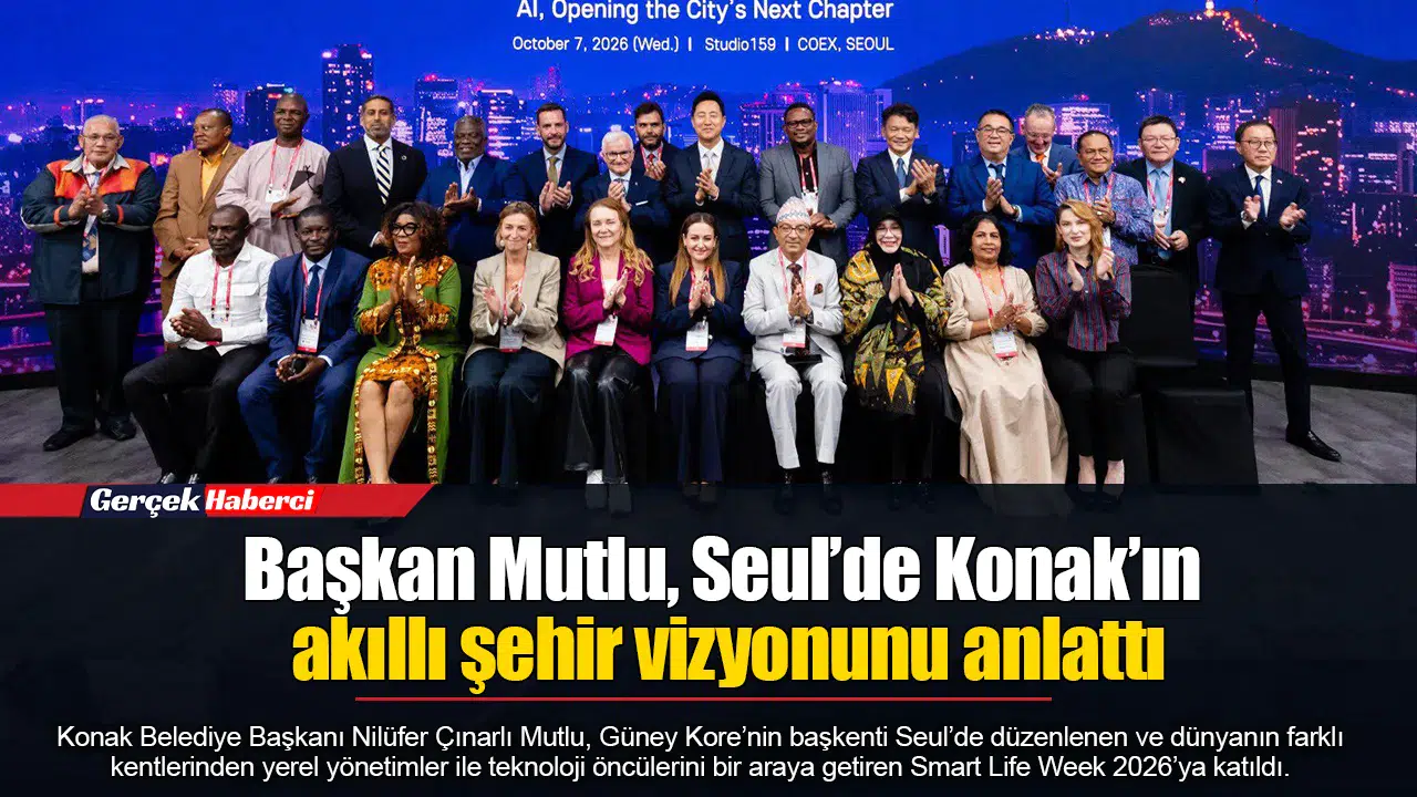 Başkan Mutlu, Seul’de Konak’ın akıllı şehir vizyonunu anlattı