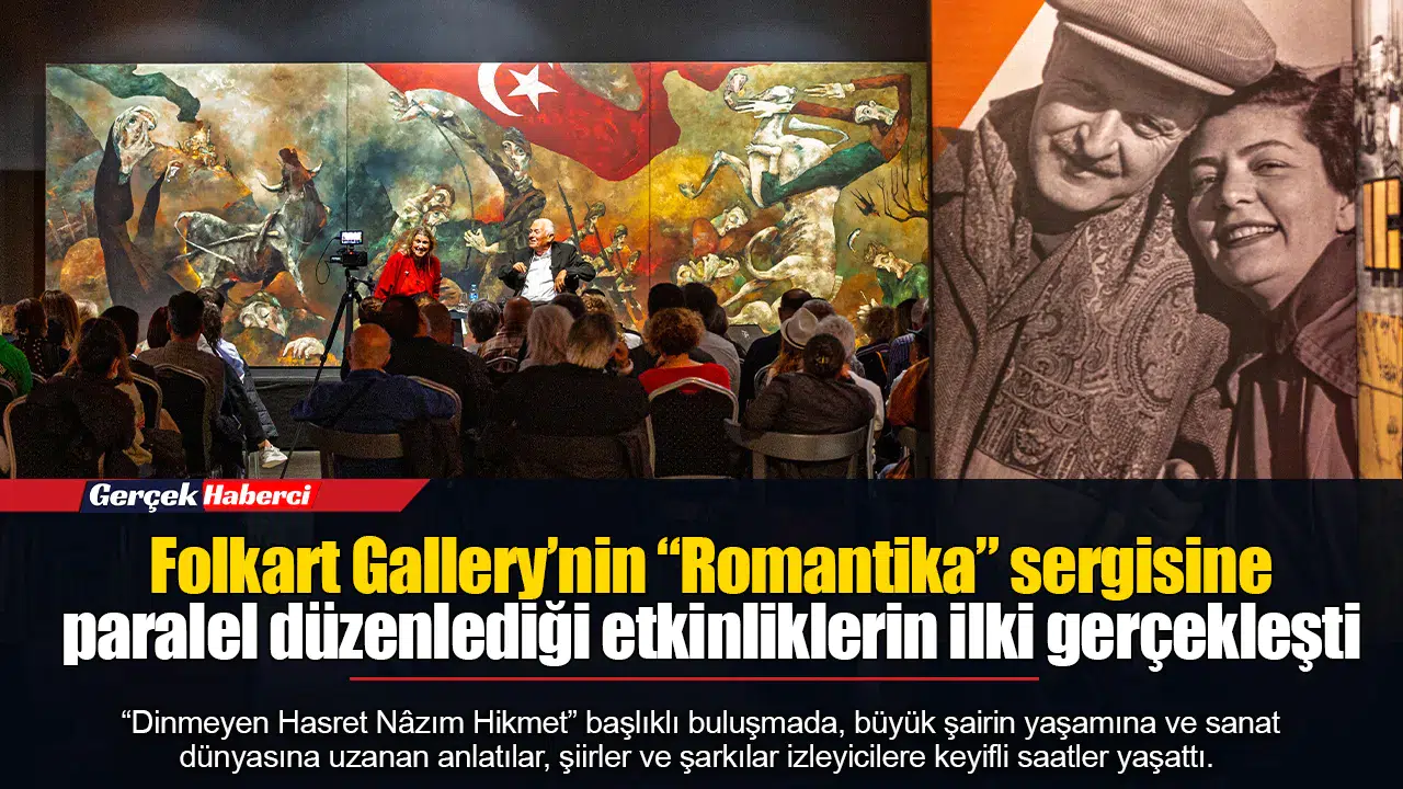 Folkart Gallery’nin “Romantika” sergisine paralel düzenlediği etkinliklerin ilki gerçekleşti