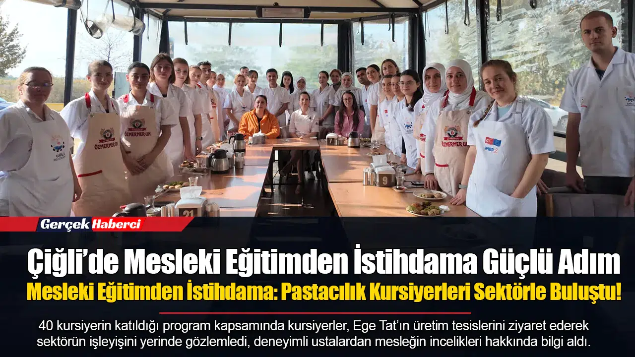 Mesleki Eğitimden İstihdama: Pastacılık Kursiyerleri Sektörle Buluştu!