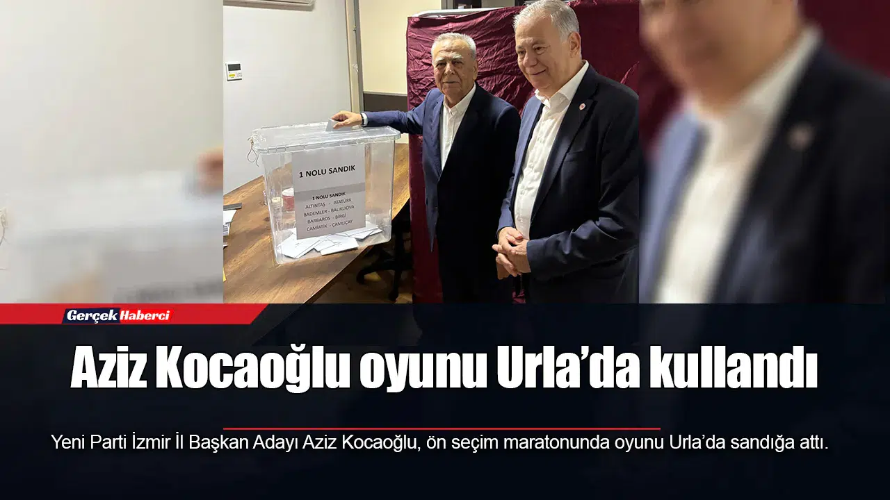 Aziz Kocaoğlu Oyunu Urla’da Kullandı