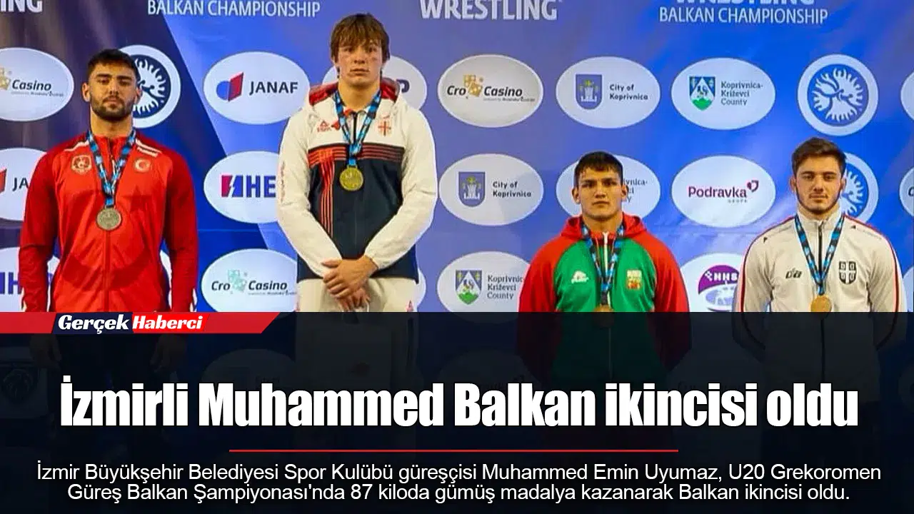 İzmirli Muhammed Balkan ikincisi oldu