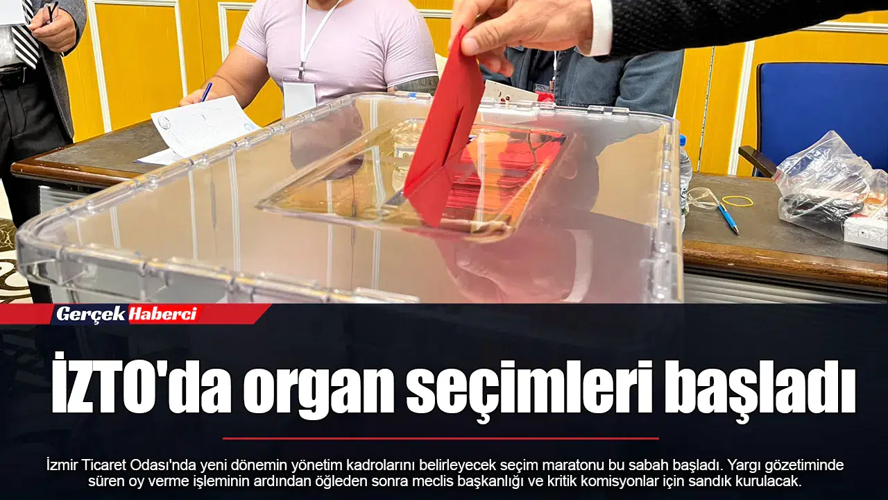 İZTO'da organ seçimleri başladı