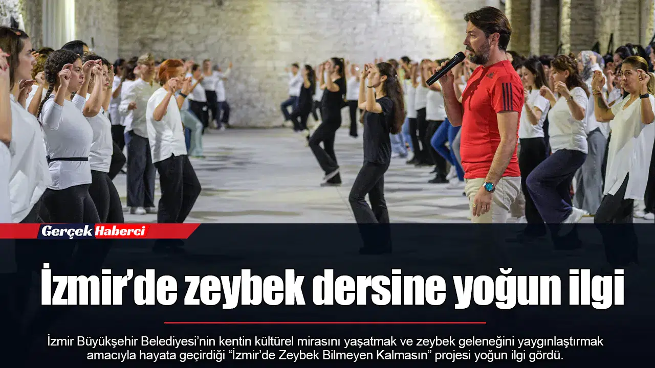 İzmir’de zeybek dersine yoğun ilgi