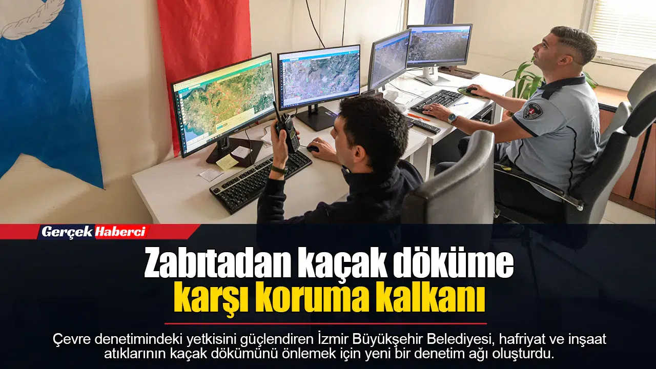 Zabıtadan kaçak döküme karşı koruma kalkanı