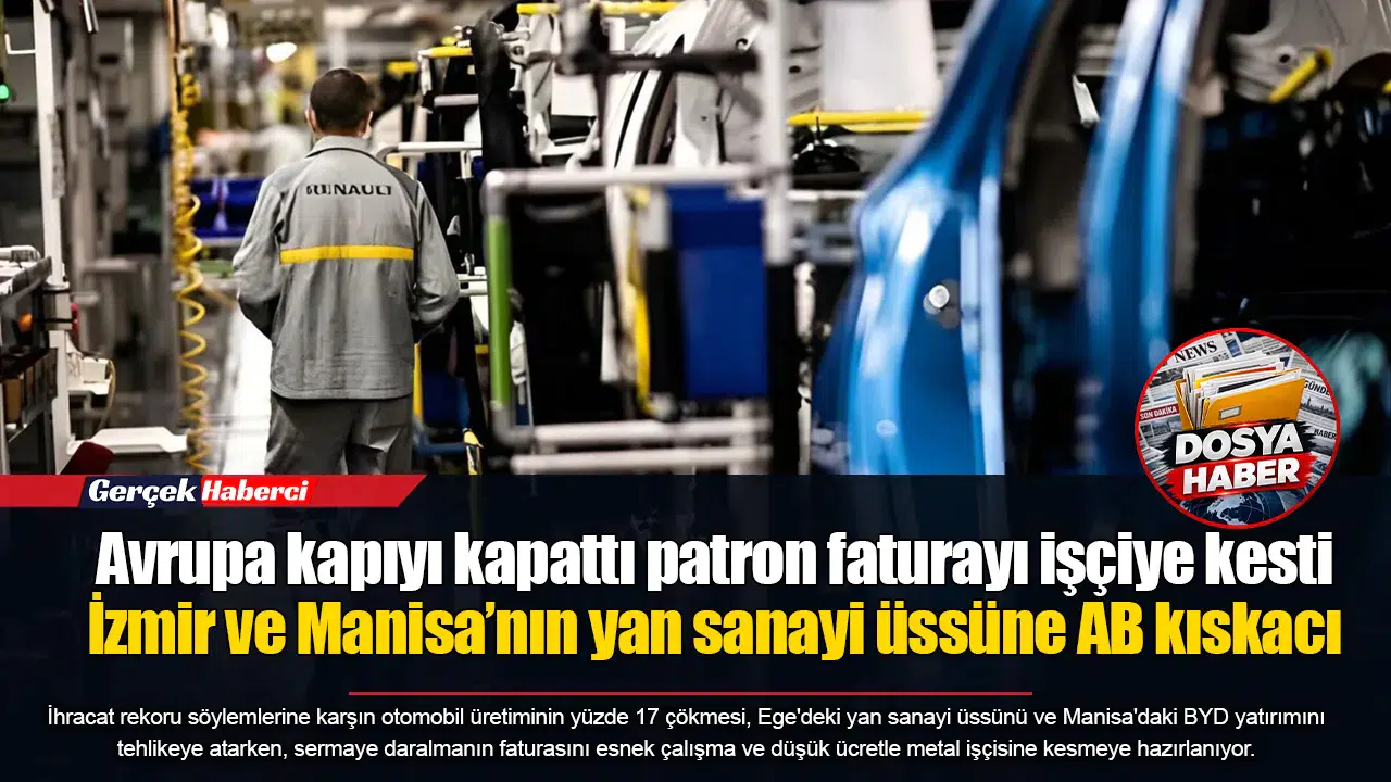 Avrupa kapıyı kapattı patron faturayı işçiye kesti... İzmir ve Manisa’nın yan sanayi üssüne AB kıskacı