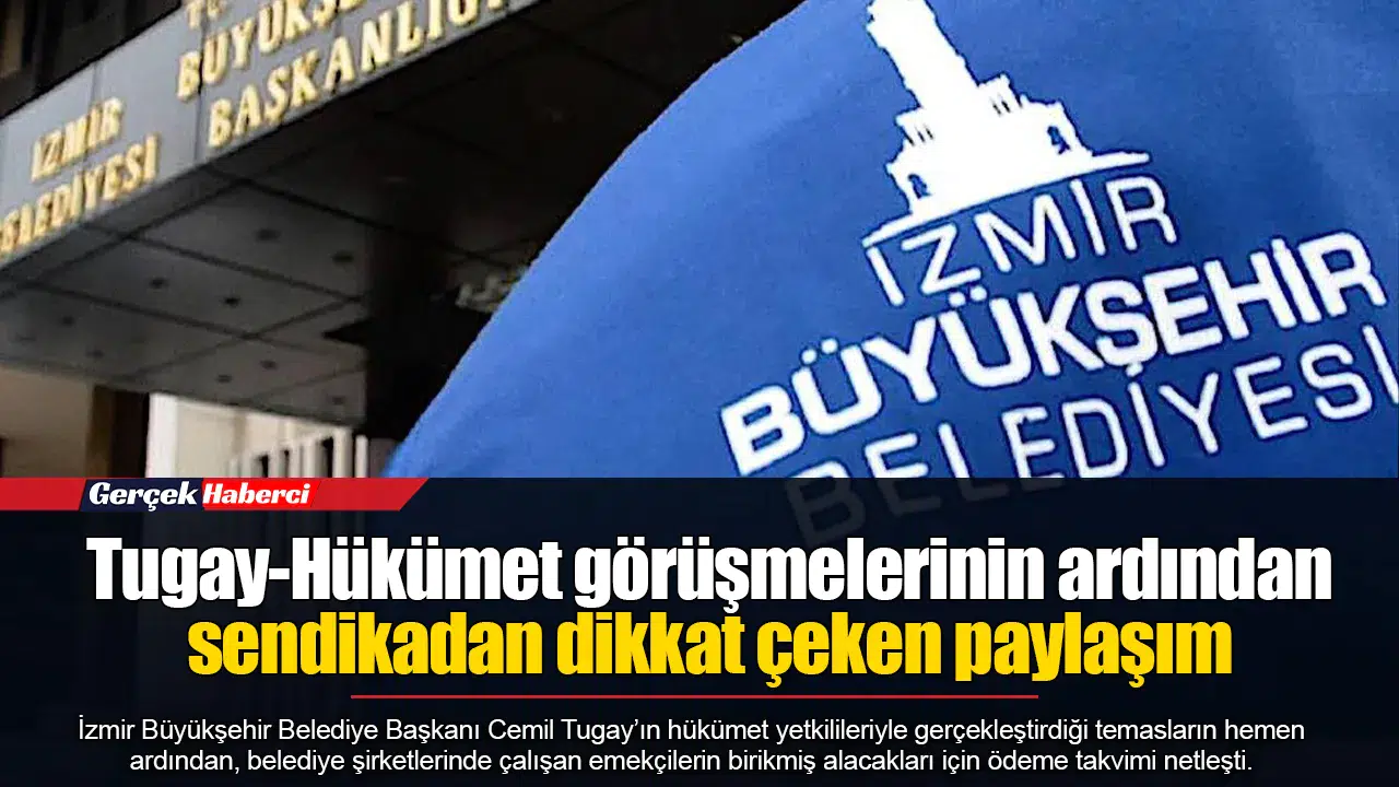 Tugay-Hükümet görüşmelerinin ardından sendikadan dikkat çeken paylaşım