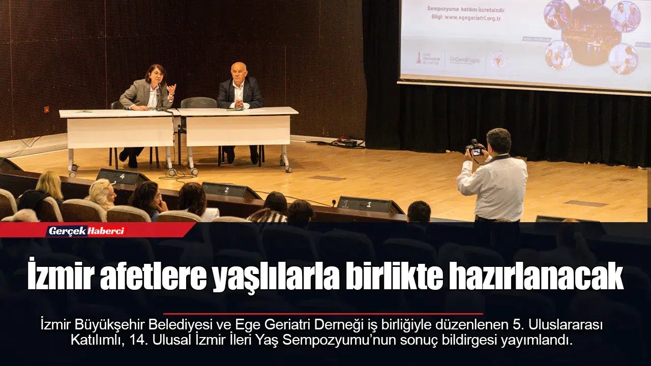İzmir afetlere yaşlılarla birlikte hazırlanacak