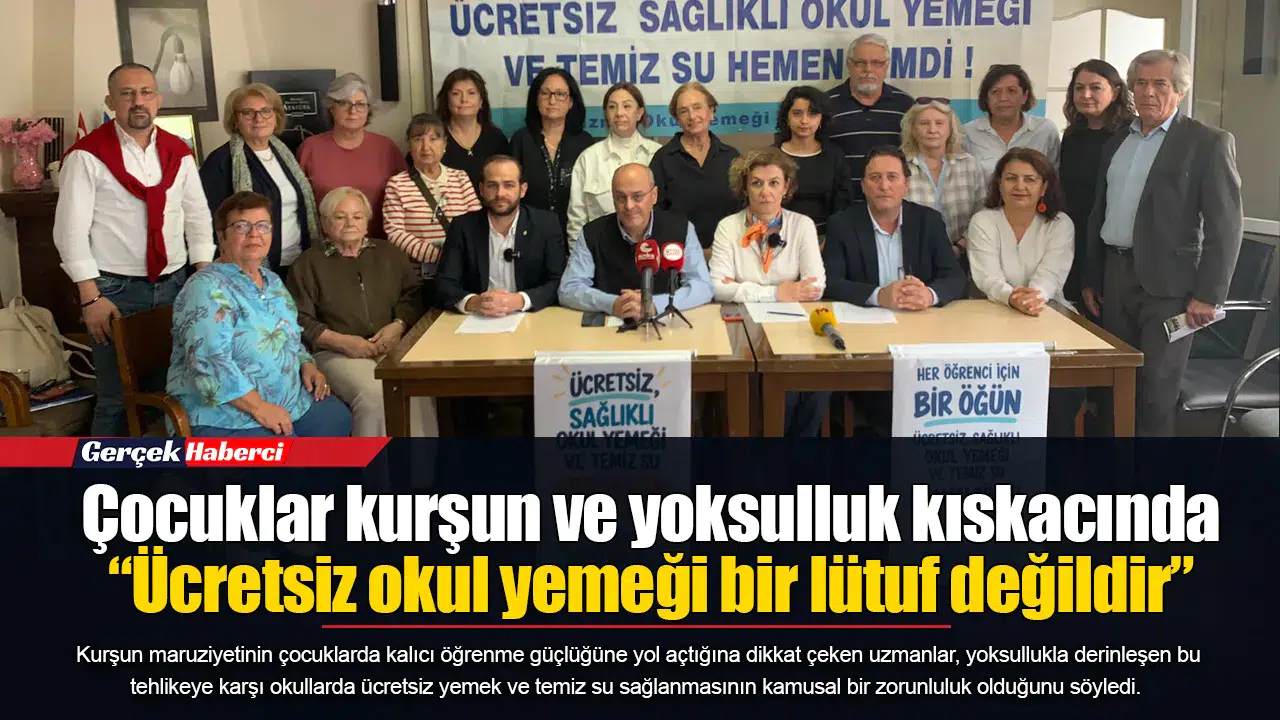 Çocuklar kurşun ve yoksulluk kıskacında  “Ücretsiz okul yemeği bir lütuf değildir”