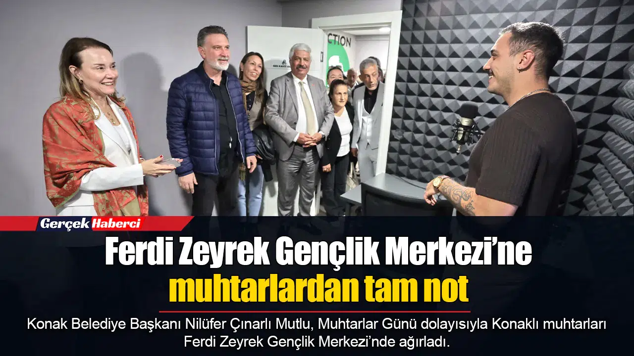 Ferdi Zeyrek Gençlik Merkezi’ne muhtarlardan tam not