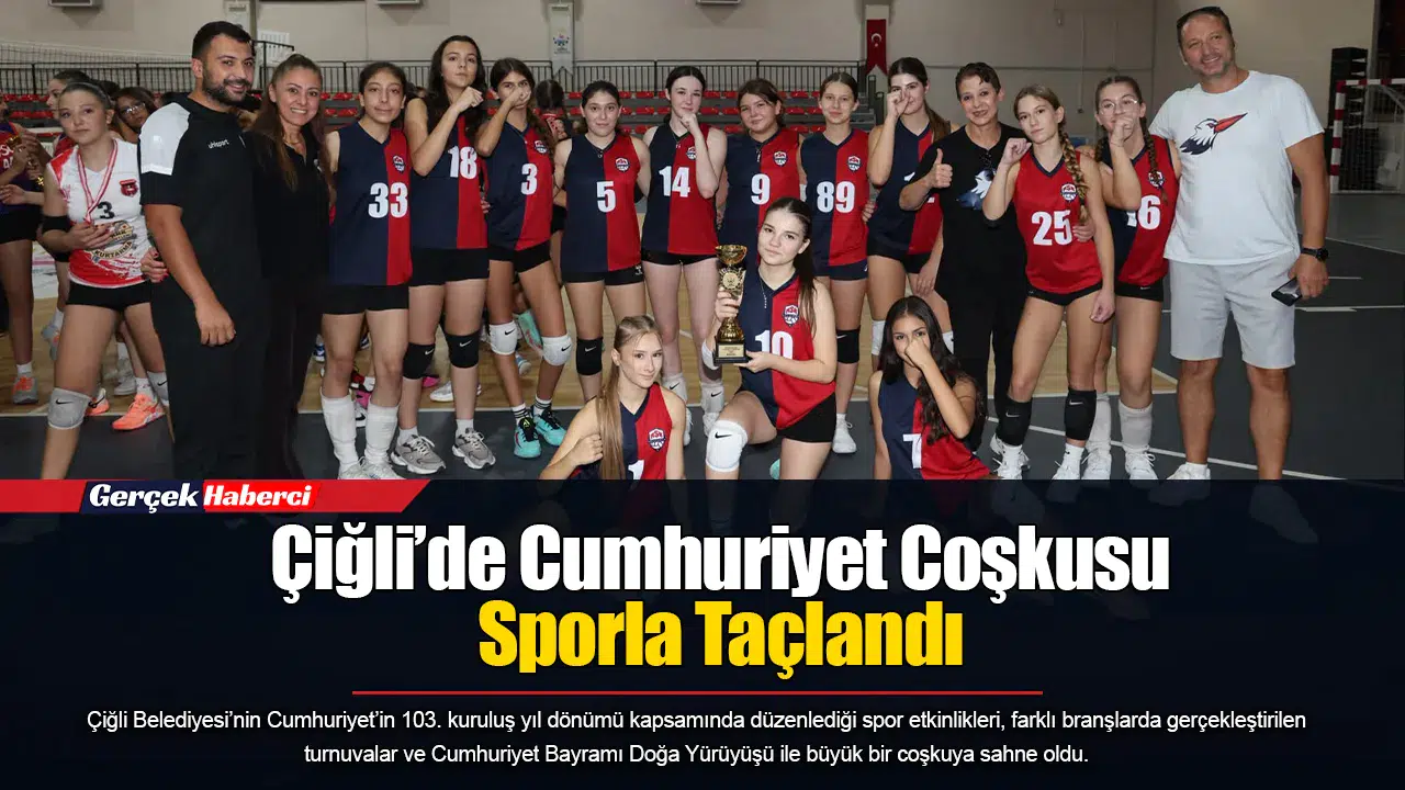 Çiğli’de Cumhuriyet Coşkusu Sporla Taçlandı