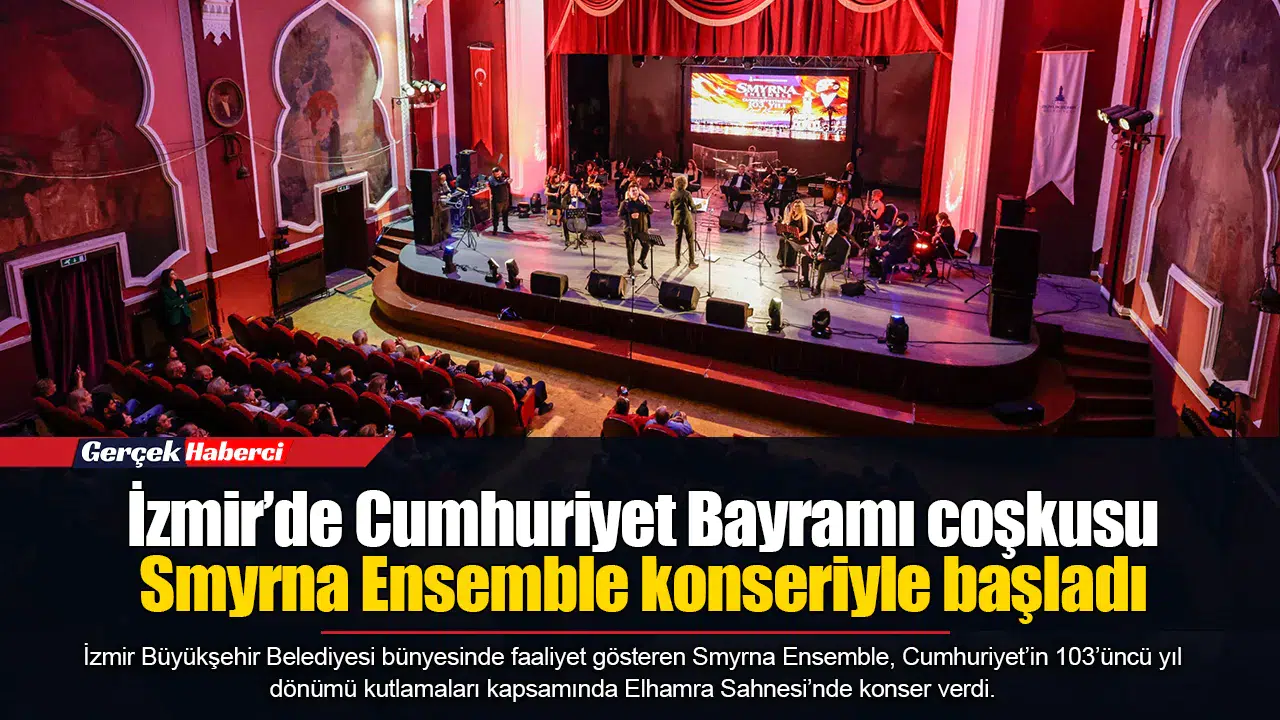 İzmir’de Cumhuriyet Bayramı coşkusu Smyrna Ensemble konseriyle başladı