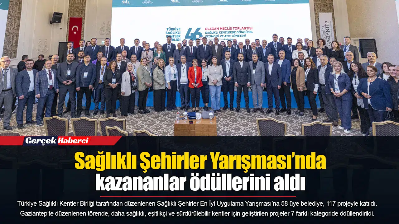 Sağlıklı Şehirler Yarışması’nda kazananlar ödüllerini aldı